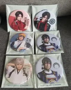 ミュージカル「刀剣乱舞」　陸奥一蓮　缶バッジ　戦闘　刀ミュ　セット　加州　鶴丸