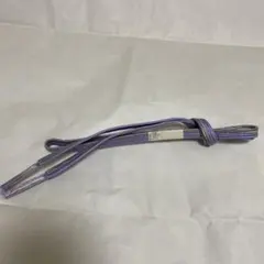 フォーマル　正絹　新品　未使用　房カバー付き　薄紫　平　帯締め
