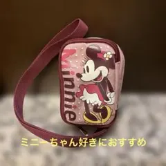 ディズニー　ミニー カメラ　ポーチ　ケース　ピンク