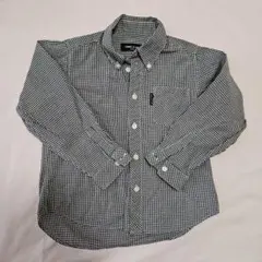 COMME CA ISM チェック柄長袖シャツ