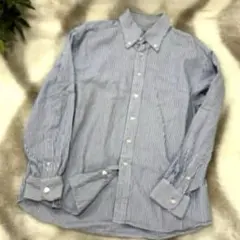llボタンダウンシャツ ストライプ