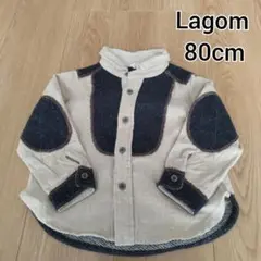 Samansa Mos2 Lagom ラーゴム　ネルシャツ　サイズ　80cm