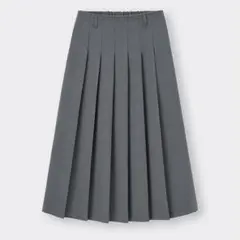 GU プリーツAラインミディスカートQ
