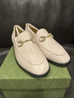 GUCCI ホースビットローファー　クリスタル付き　サイズ36