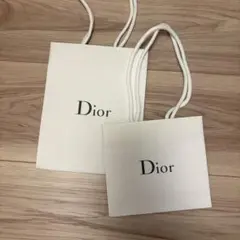 Dior ホワイトショップ袋 小・超小✖️3セット