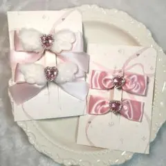 【断捨離】リボンヘアクリップ ピンク まとめ売り 量産方 推し活