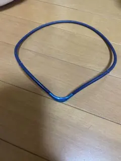 Phiten青色フラットネックレス