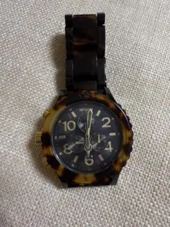 希少カラー　NIXON THE 42-20 CHRONO べっ甲　パープル 希少カラー NIXON THE 42-20 CHRONO べっ甲 パープル ニクソン 腕時計