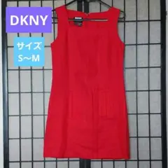 【DKNY】ヴィンテージ ミニワンピース　リネン　ノースリーブのサムネイル