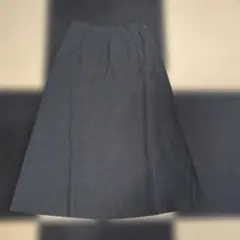 m*i様 BURBERRYS ダークグレー フレアスカート コットン混紡 7