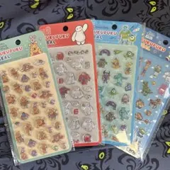 【まとめ売り】 ぷくぷくシール ディズニー 4点セット ②