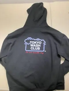 TOKYO WASH CLUB ブラック パーカー L
