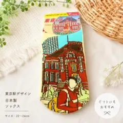 地球の歩き方 東京23区 東京駅デザイン ソックス