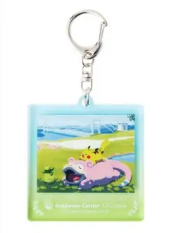 【匿名配送】ポケモンセンターカガワ ヤドン　ピカチュウ アクリルキーホルダー