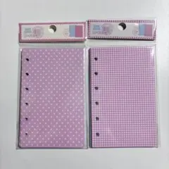 【新品未開封】 メリング A7シール台紙 リフィル 10枚入り ドット チェック