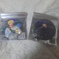 SAKAMOTO DAYS 革手袋ver ホログラム缶バッジ　南雲　朝倉シン