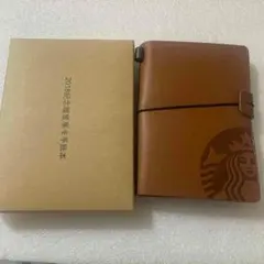 新品未使用中国スターバックス　ノート　手帳　茶色　大人気レアのサムネイル