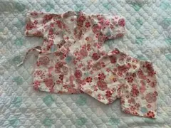 花柄 甚平 95cm 綿100%