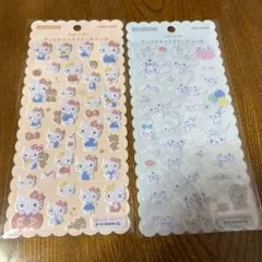 正規品 サンリオ ふわふわシール キティ シナモン