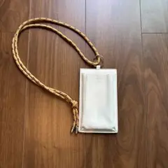 kastane スマホショルダー　ホワイト