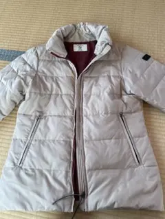 AIGLE ベージュ 中綿ジャケット Mサイズ