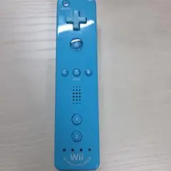 任天堂Wiiリモコン　モーションプラス　青　ブルー　②