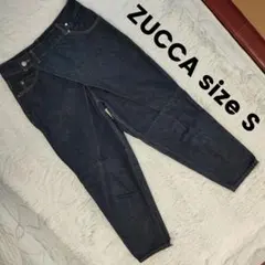 ZUCCA size S 変形デニムパンツ サルエル調 日本製