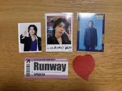 Aぇ! group末澤誠也　ミニフォト　証明写真　トレカ　落下物付き