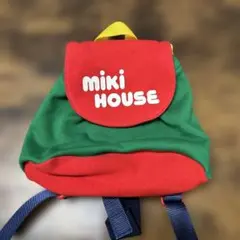 ミキハウスベビーリュック　ミキハウスリュックレトロ　一升餅リュック　ミキハウス