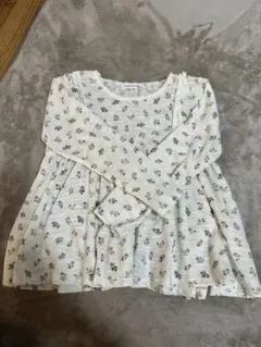 māmāraku 花柄 長袖カットソー 120cm