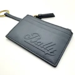 新品・並行輸入品】BALLY バリー ネイビー レザー カードケース 箱付き