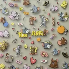 ネイルシール 5D3D立体 トムとジェリー アメキャラ キャラクター