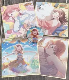 プロセカ ミニ色紙 缶バッジ カラフェス まとめ売り モアジャン 花里みのり