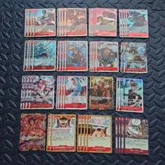 赤エース デッキ セット 24時間以内発送 ワンピースカード - メルカリ
