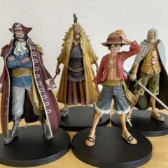 ワンピースDX フィギュア　ルフィ　レイリイ　ロジャー　シキ　セット