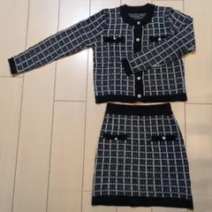 GRL ブラック・ホワイト セットアップ S
