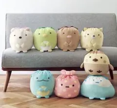 すみっこぐらし　のびのび巾着（とんかつ）