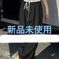 SHEINシーインDAZYウィメンズカラーブロックウエストリボンゆったりパンツ