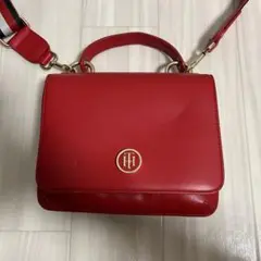 TOMMY HILFIGER ショルダーバッグ 赤