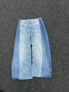 LEVI’S 2本使い リメイクデニム フレア ブーツカット