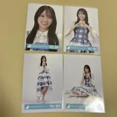 日向坂46 生写真 6回目のひな誕祭ライブ衣装 坂井新奈 4種コンプ