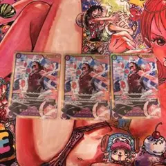モンキー・D・ルフィ シークレット SEC EB02-061 3枚セット