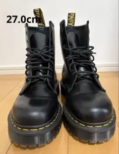 Dr. Martens 厚底 ブーツ サイドジップ ブラック　43 UK9 Dr. Martens 厚底 ブーツ サイドジップ ブラック 43 UK9 - メルカリ
