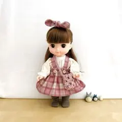 メルちゃんソランちゃん服ハンドメイドE-157ポシェット付き