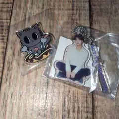 TXT アクリルキーホルダーテヒョン、タゴニャンアクリルバッジ　ガチャ大阪