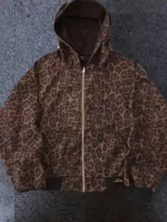 ヒョウ柄 パーカー