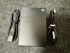 【美品/状態良好】Seagate ポータブルHDD 2TB 便利なケーブル2種付