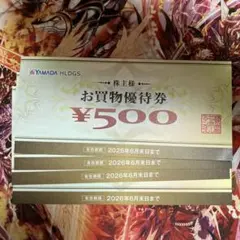 ヤマダ電機　お買物優待券　2000円分