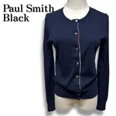 Paul Smith ポールスミス ノーカラー薄手長袖カーディガン ネイビー Mのサムネイル