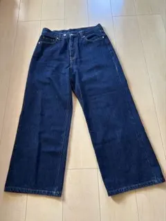 MUJI] ジーンズ デニムバギーパンツ レディース　26インチ　股下63センチ